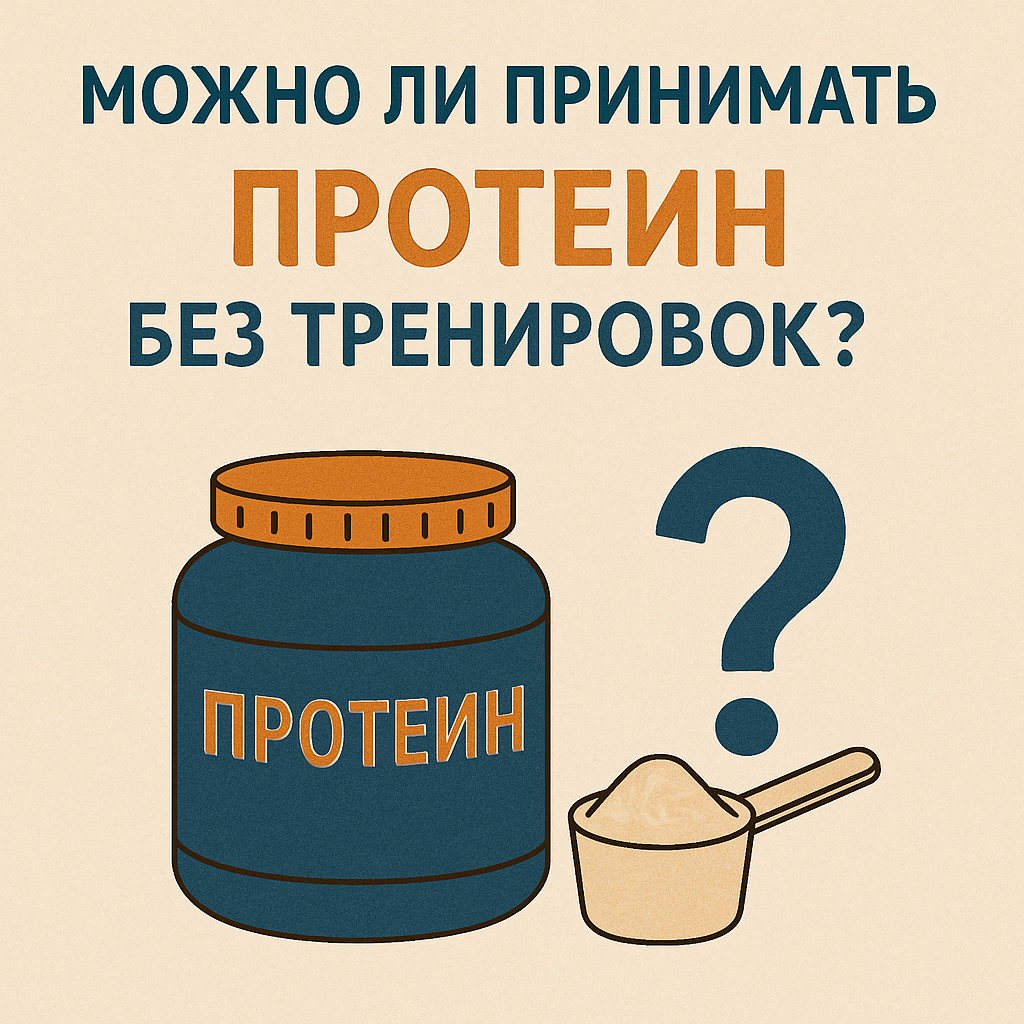Можно ли пить протеин без тренировок?