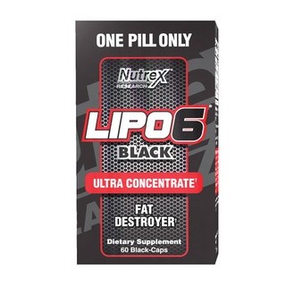 Lipo 6 Black Ultra Concentrate 60 caps Nutrex - фото - 1