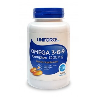 Omega 3-6-9 Complex 1200mg 120 Caps Uniforce - фото - 1