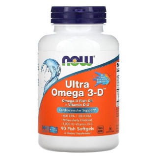 Ultra Omega 3D Now 90 softgels - фото - 1