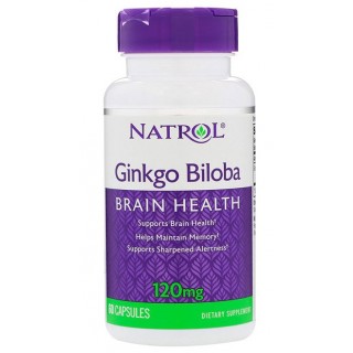 Ginkgo Biloba 120mg 60 caps Natrol - фото - 1