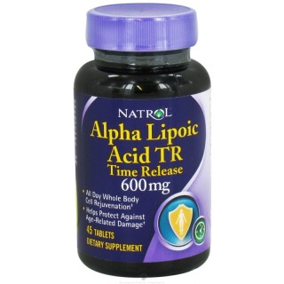 Natrol Alpha Lipoic Acid 600 mg 45 tab - фото - 2