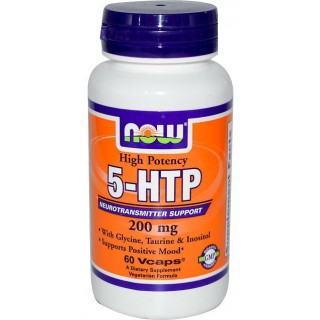 5-HTP 60 Capsules 200 mg Now - фото - 1