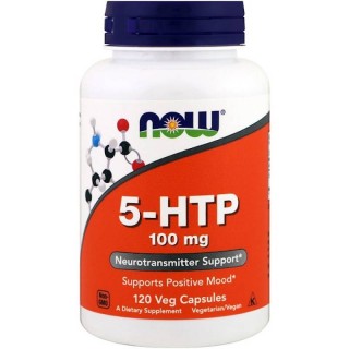 5-HTP 120 Capsules 100 mg Now - фото - 1