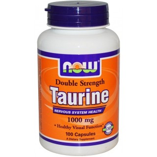 L-Taurine 1000 mg 100 caps NOW - фото - 1