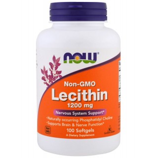 Lecithin 3600mg 100 caps Now - фото - 1