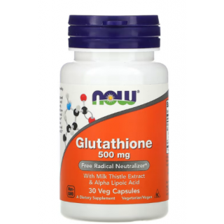 L-Glutathione 500 mg 30 caps Now - фото - 1