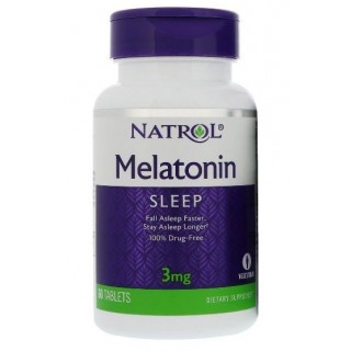 Melatonine 3 mg 60 Tabs Natrol - фото - 1