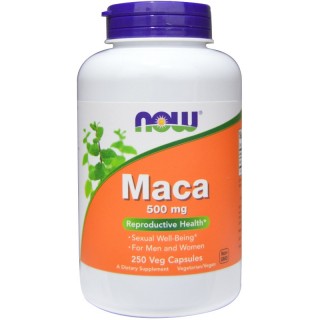 Maca 500mg 250 caps Now - фото - 1