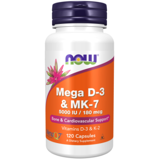 Mega D-3 & MK-7 Now 120 Caps - фото - 1