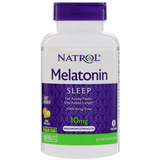 Natrol Melatonin 10 mg 60 tabs Fast Dissolve - фото - 1