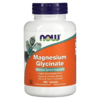 Magnesium Glycinate 180tab Now - фото - 1