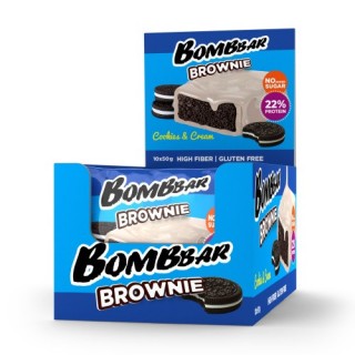 Brownie Cookies 50g BomBar печенье глазурь - фото - 1