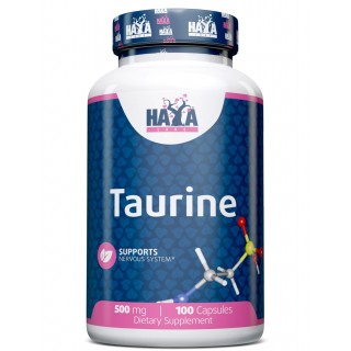 Taurine 500 mg 100 Caps Haya Labs - фото - 1