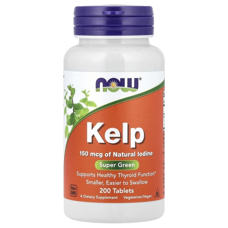 Kelp 150 mcg Now 200 Tabls - фото - 1