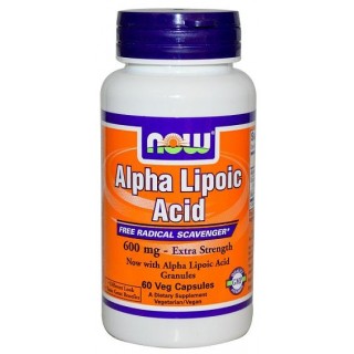 Alpha Lipoic Acid 600 mg 60 caps Now - фото - 1