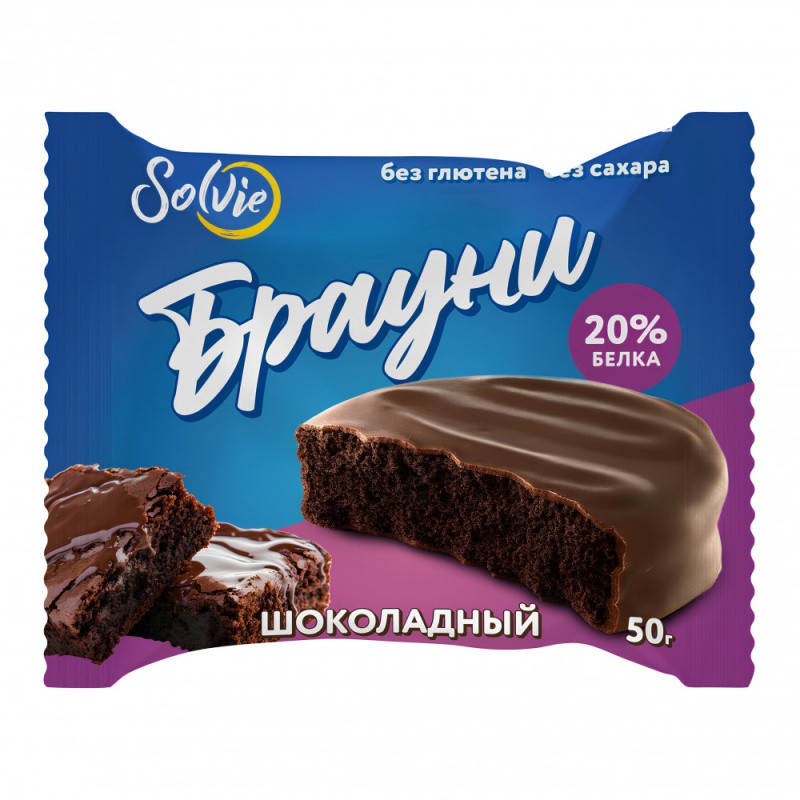 Брауни 50g Solvie - фото - 1