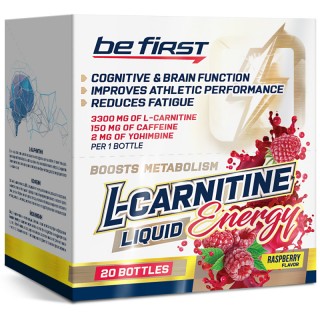 L-Carnitine Energy 20 ампул Be Firsr Карнитин и Гуарана - фото - 1