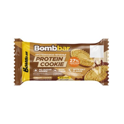 Protein Cookie 25g Bombbar печенье глазурь - фото - 1