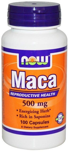 Maca 500mg 100 caps Now - фото - 1