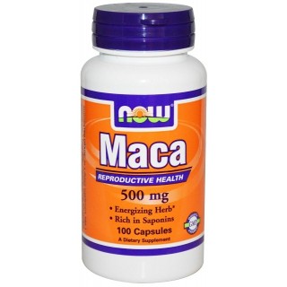Maca 500mg 100 caps Now - фото - 1
